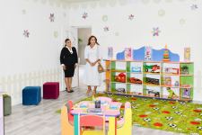 First Vice-President Mehriban Aliyeva attends opening of building of secondary school in Bina settlement and orphanage-kindergarten in Garachukhur settlement (PHOTO/VIDEO)