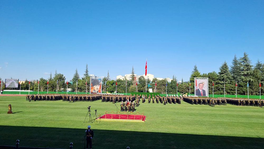 Azerbaijani minister of defense participates in graduation ceremony of Turkish military academy (PHOTO)