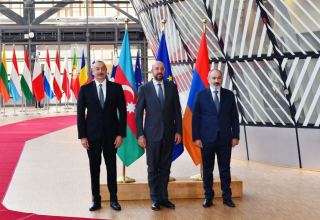 Fourth meeting between President Ilham Aliyev, Armenian PM and President of European Council - positive sign of commitment to building peace - former US ambassador