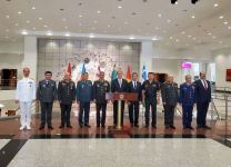 Azerbaijani defense minister visits Turkish National Defense University (PHOTO)