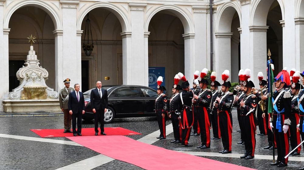 President Ilham Aliyev, Italian PM Mario Draghi hold meeting (PHOTO/VIDEO)