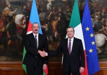 Состоялась встреча Президента Ильхама Алиева с председателем Совета министров Италии Марио Драги (ФОТО/ВИДЕО)