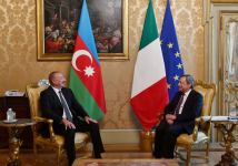 Состоялась встреча Президента Ильхама Алиева с председателем Совета министров Италии Марио Драги (ФОТО/ВИДЕО)