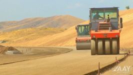 Строительство автодороги Физули-Гадрут находится на завершающем этапе (ФОТО)