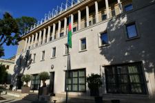 Президент Ильхам Алиев принял участие в открытии нового здания посольства Азербайджана в Италии (ФОТО/ВИДЕО)
