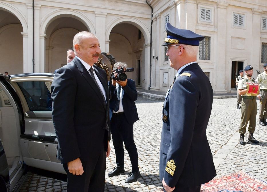 President Ilham Aliyev meets with President of Italy Sergio Mattarella in Rome (PHOTO/VIDEO)