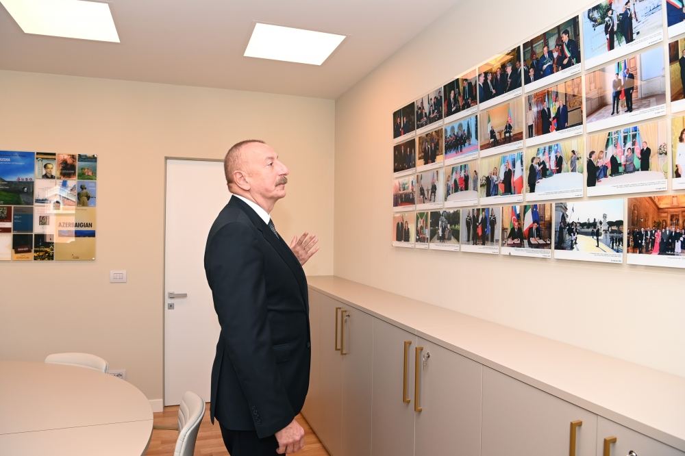 President Ilham Aliyev attends inauguration of new building of Azerbaijani Embassy in Italy (PHOTO/VIDEO)