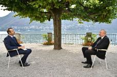 President Ilham Aliyev interviewed by Italian “Il Sole 24 Ore” newspaper in Cernobbio (PHOTO/VIDEO) (UPDATE)