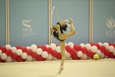 Azerbaijani gymnasts perform in Sumgait ahead of World Championship in Bulgaria (PHOTO)