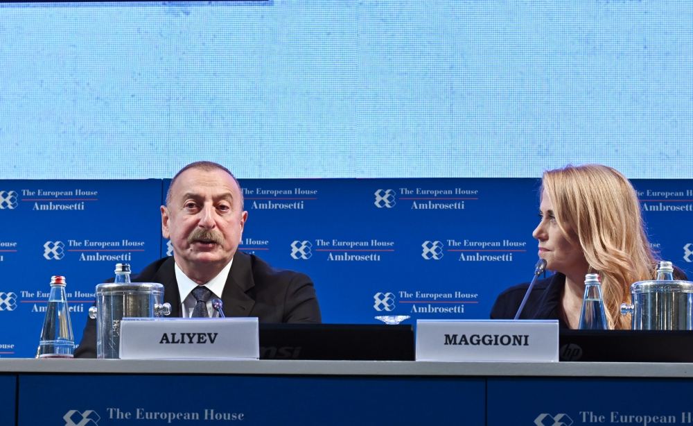 President Ilham Aliyev attends international forum in Cernobbio, Italy (PHOTO/VIDEO)