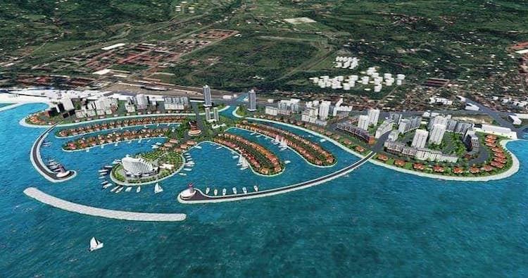 Georgian PM lays foundation of construction of $100 mln artificial island in Batumi