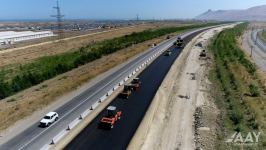 Продолжается реконструкция участка автодороги Баку-Губа-госграница с Россией (ФОТО/ВИДЕО)