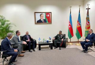 Azerbaijani defense ministry meets with CEO of Israeli Rafael company