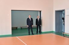 Prezident İlham Əliyev Suraxanı rayonunda yeni inşa edilmiş 87 saylı məktəb kompleksində yaradılan şəraitlə tanış olub (FOTO/VİDEO)