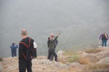 Foreign travelers visit Azerbaijan's Jidir Duzu (PHOTO)