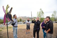 Foreigners witness consequences of Armenian vandalism in Azerbaijan's Shusha (PHOTO)