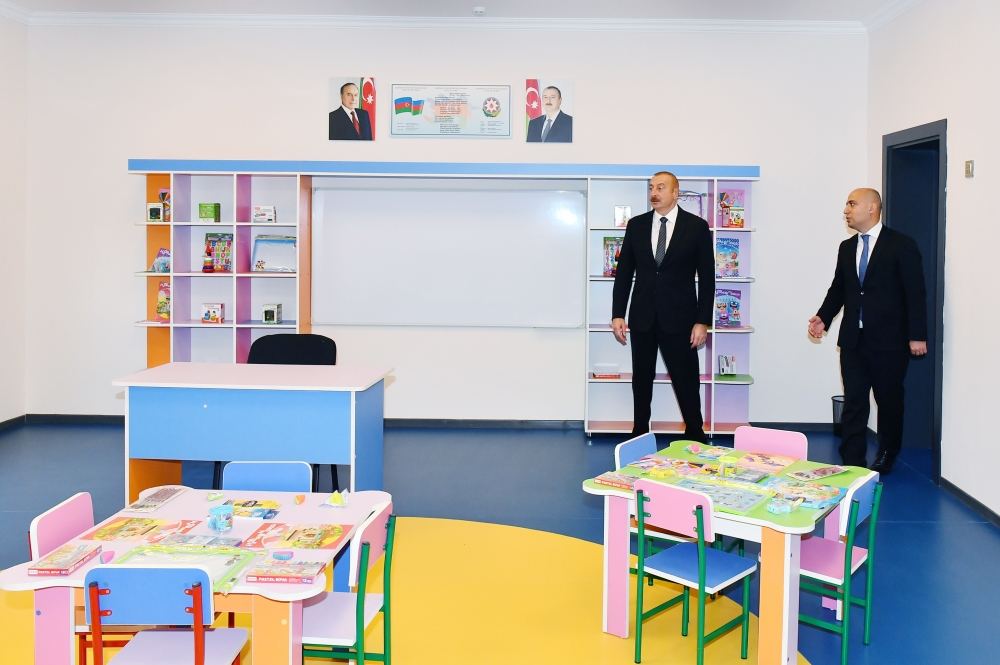 President Ilham Aliyev attends opening of newly-built school No335 in Binagadi district, Baku (PHOTO/VIDEO)