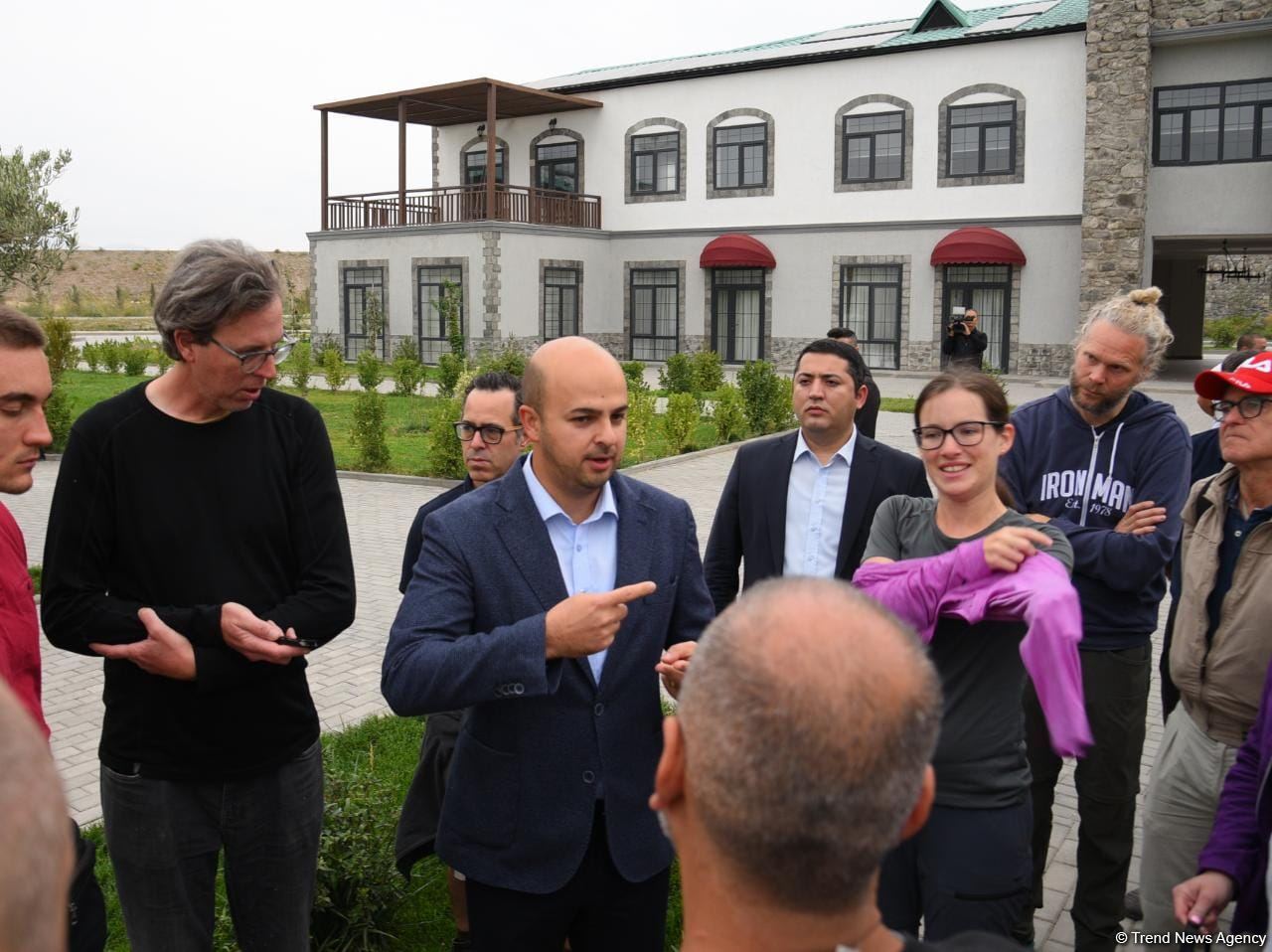 Xarici səyahətçilər Zəngilanın Ağalı kəndində olublar (FOTO)