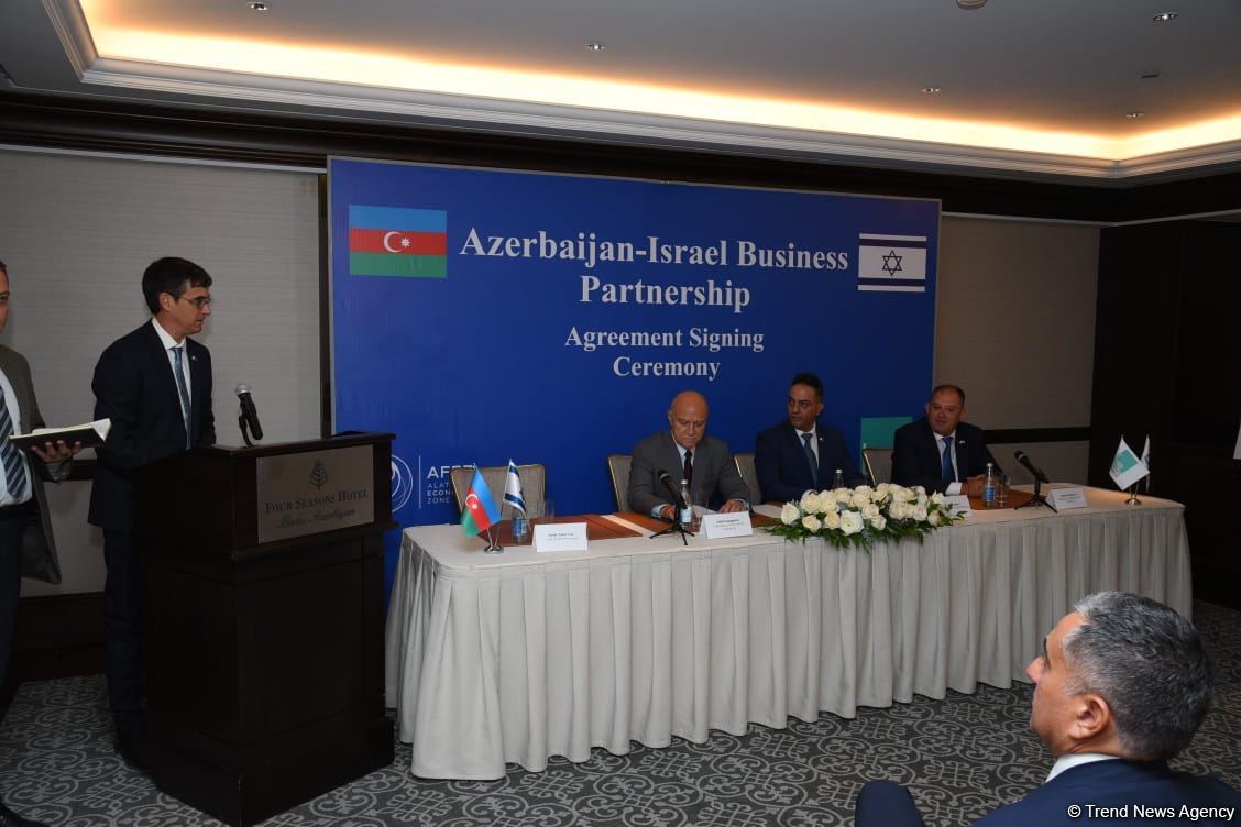 Azerbaijan's Alat FEZ, Israeli BioPharmax sign contract (PHOTO)