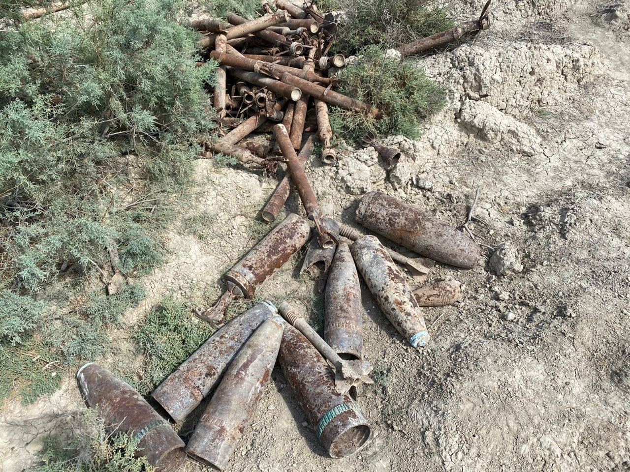 В сумгайытском поселке найдены боеснаряды (ФОТО/ВИДЕО)