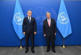 Джейхун Байрамов встретился с Генеральным секретарем ООН (ФОТО)