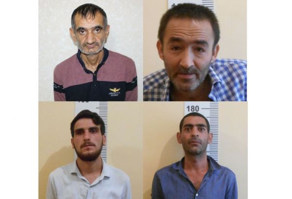 Ağdaşda narkotik və oğurluq cinayətlərinə görə 4 nəfər tutulub (FOTO)