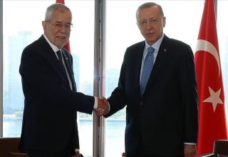 Эрдоган провел встречу с президентом Австрии