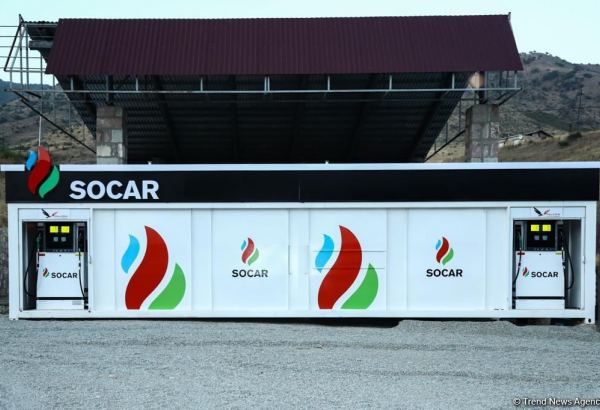 Azerbaijan commissions gas station under SOCAR brand in Hadrut (PHOTO)