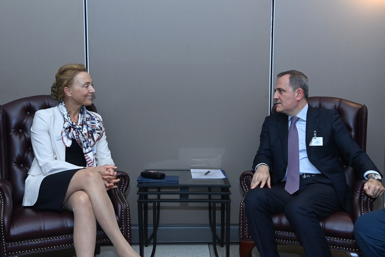 Azerbaijani FM meets with Secretary General of Council of Europe (PHOTO)