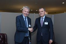 Azerbaijani FM Jeyhun Bayramov meets with Finnish Foreign Minister Pekka Haavisto (PHOTO)