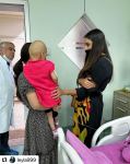 Vice-President of Heydar Aliyev Foundation Leyla Aliyeva inquires about treatment of children suffering from oncological diseases (PHOTO)
