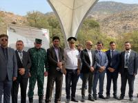 Groundbreaking ceremony of Aghband highway bridge takes place on Azerbaijan-Iran border (PHOTO)