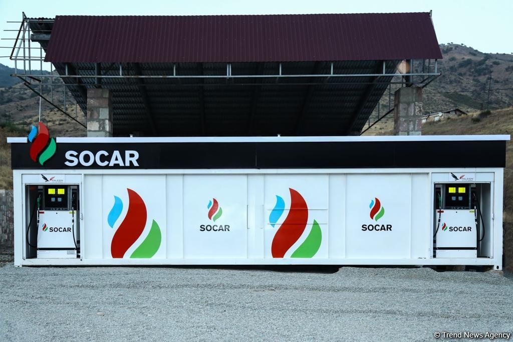 В Гадруте сдана в эксплуатацию модульная АЗС под брендом “SOCAR” (ФОТО)