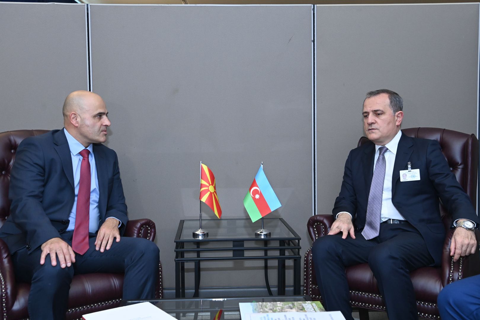 Azerbaijani FM meets with Prime Minister of North Macedonia