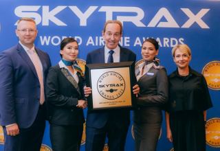 Air Astana в 10-й раз получила награду Skytrax как лучшая авиакомпания в Центральной Азии и СНГ