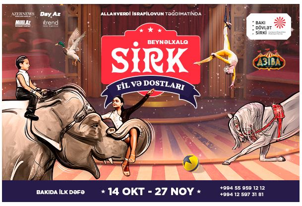 Бакинский цирк представит международную программу "Слон и его друзья" (ВИДЕО)