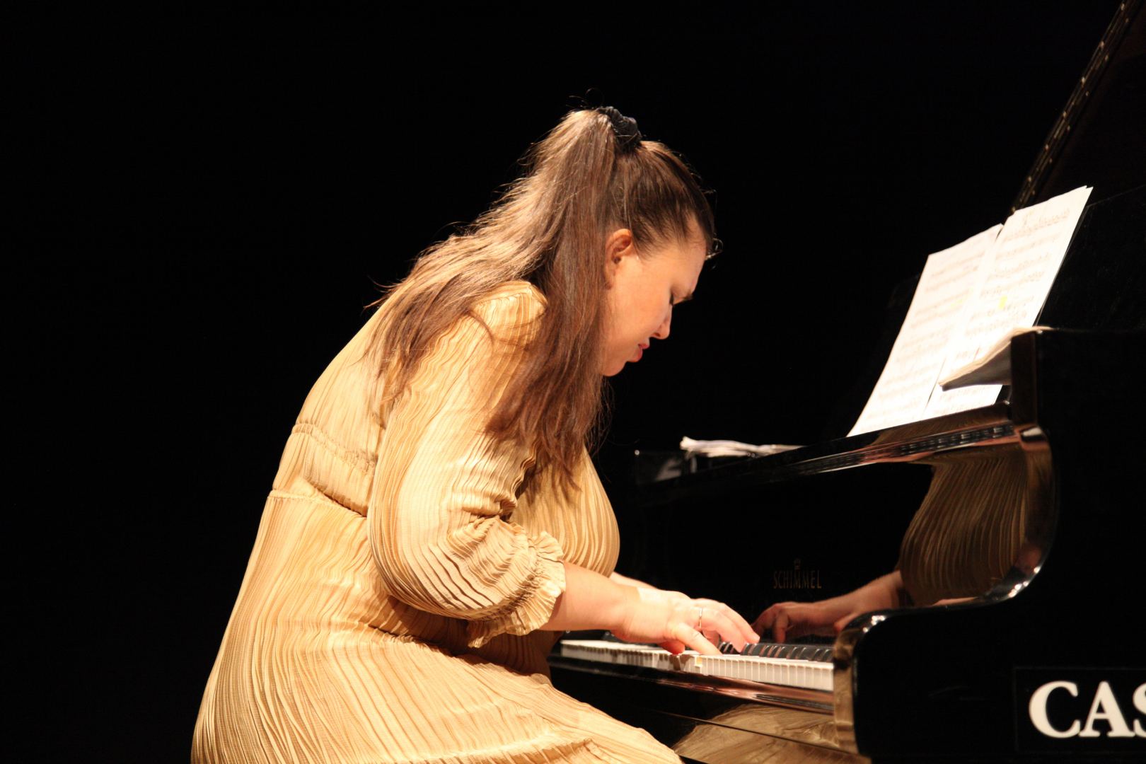 Известная пианистка Ольга Домнина выступила с концертом в Италии в честь 100-летия Фикрета Амирова (ФОТО)