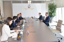 Микаил Джаббаров обсудил с послом Германии торгово-экономическое сотрудничество стран (ФОТО)