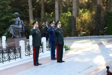 Azerbaijani MoD's leadership visits Alley of Honor, Second Alley of Martyrs (PHOTO/VIDEO)