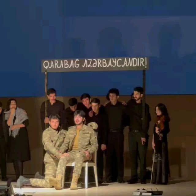 В Баку представлен спектакль "Добрая весть" о героях Карабахской войны (ФОТО)