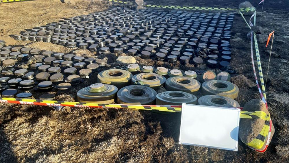 Обезврежены мины, закопанные армянскими диверсионными группами в Кяльбаджарском направлении