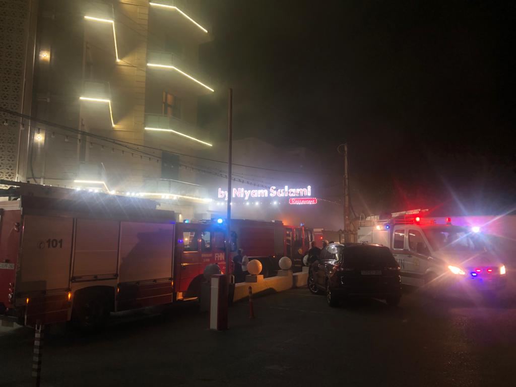 Пожар в отеле в Новханы потушен (ФОТО)