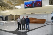 Azərbaycan beyin mərkəzləri I Forumunun iştirakçıları Füzuli hava limanında olub (FOTO)