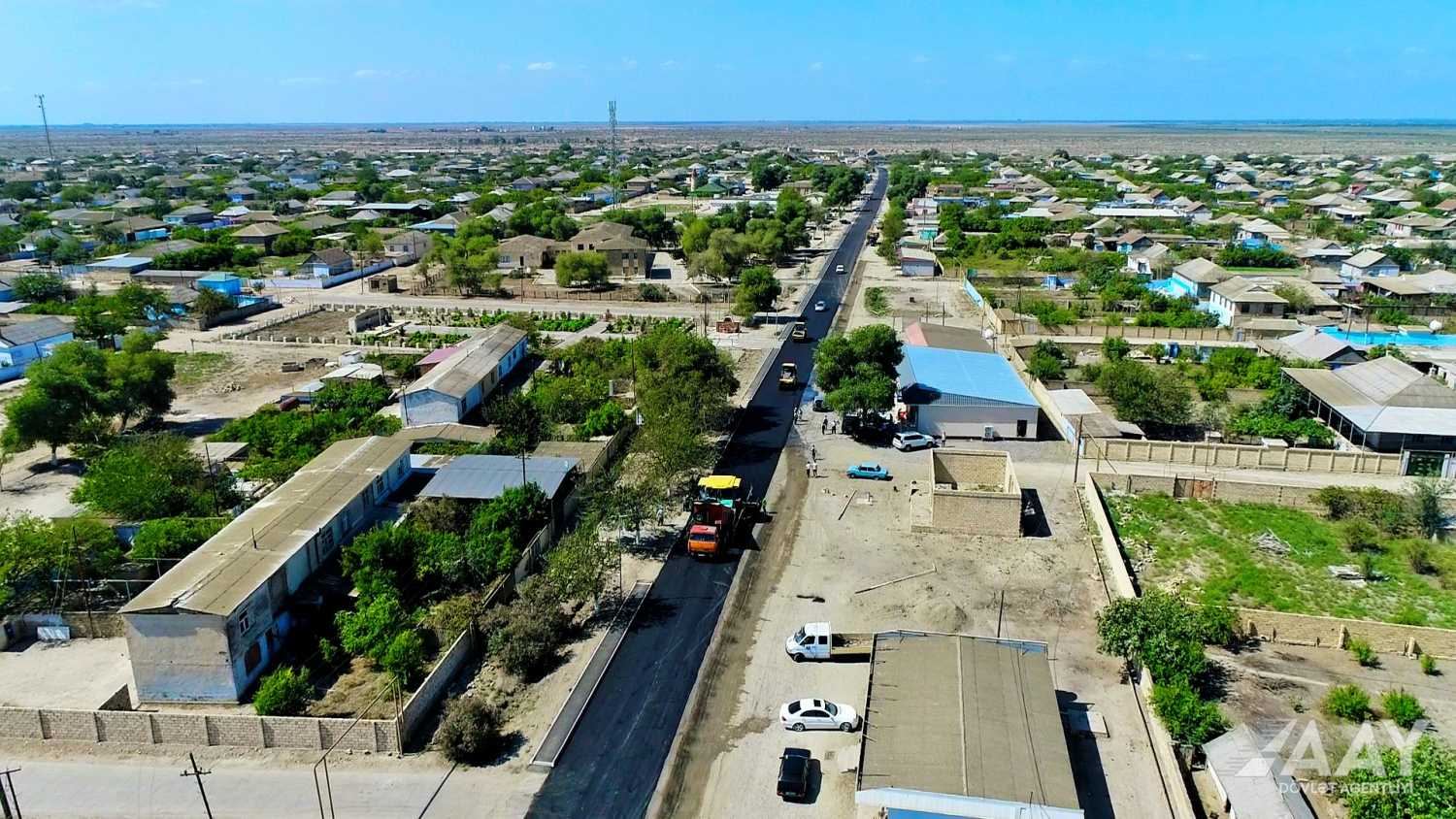 Neftçalada 4 yaşayış məntəqəsini birləşdirən yollar yenidən qurulur (FOTO/VİDEO)