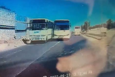 Bakıda qaydaları pozan avtobus sürücüsü işdən azad edildi (VİDEO)