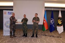 NATO-nun Bakıda keçirilən kursu başa çatıb (FOTO)