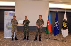 NATO-nun Bakıda keçirilən kursu başa çatıb (FOTO)