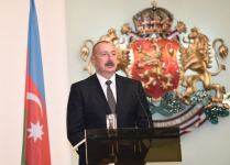 Azerbaijani, Bulgarian presidents make press statements (PHOTO)