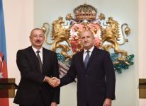 Президенты Азербайджана и Болгарии выступили с заявлениями для печати (ФОТО/ВИДЕО)