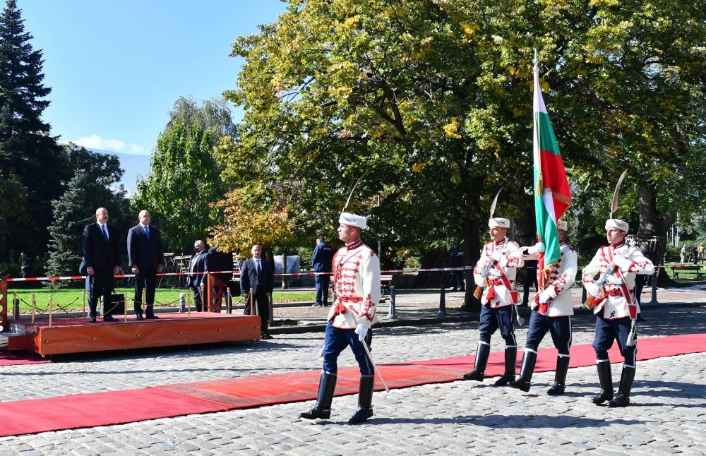 В Софии состоялась церемония официальной встречи Президента Ильхама Алиева (ФОТО/ВИДЕО)
